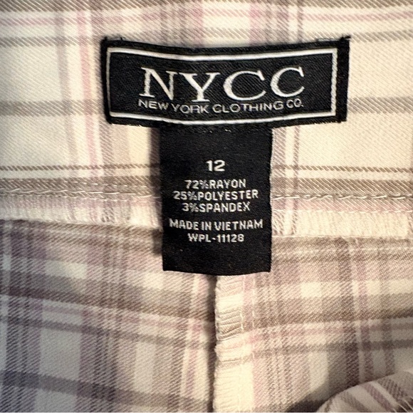 Bundle of Two pants Women's Plaid Jeans Dress & Nicole Miller Size 12 - Picture 3 of 16